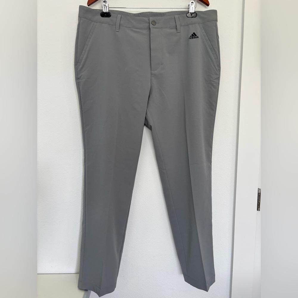 ADIDAS GREY ATHLETIC GOLF MENS PANTS SZ 38X30